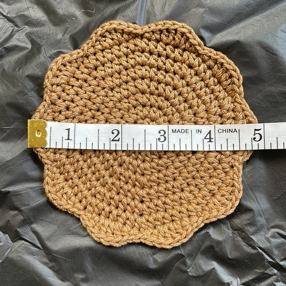 Drink Coasters, crocheted, 4 pcs - Picture 4 of 4